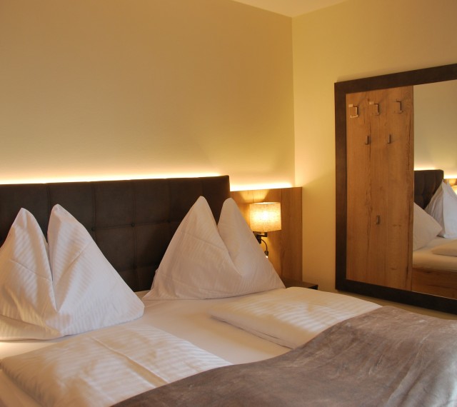Doppelbett zum Wohlfühlen im Urlaub in Rohrmoos-Schladming